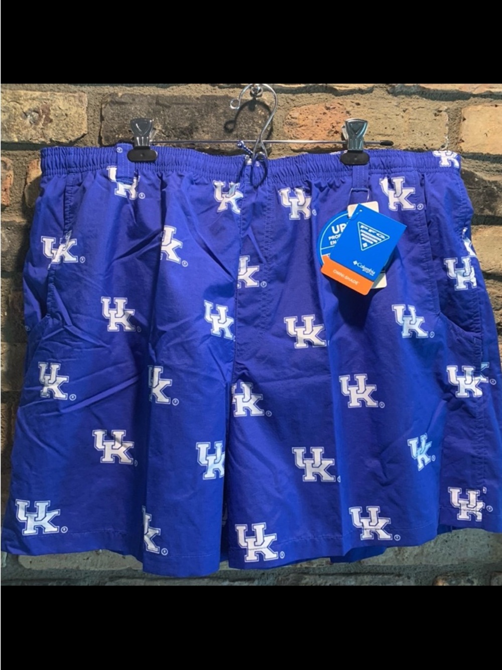 Men’s UK Columbia swim shorts/ performance fishing gear water shorts  2XL NWT